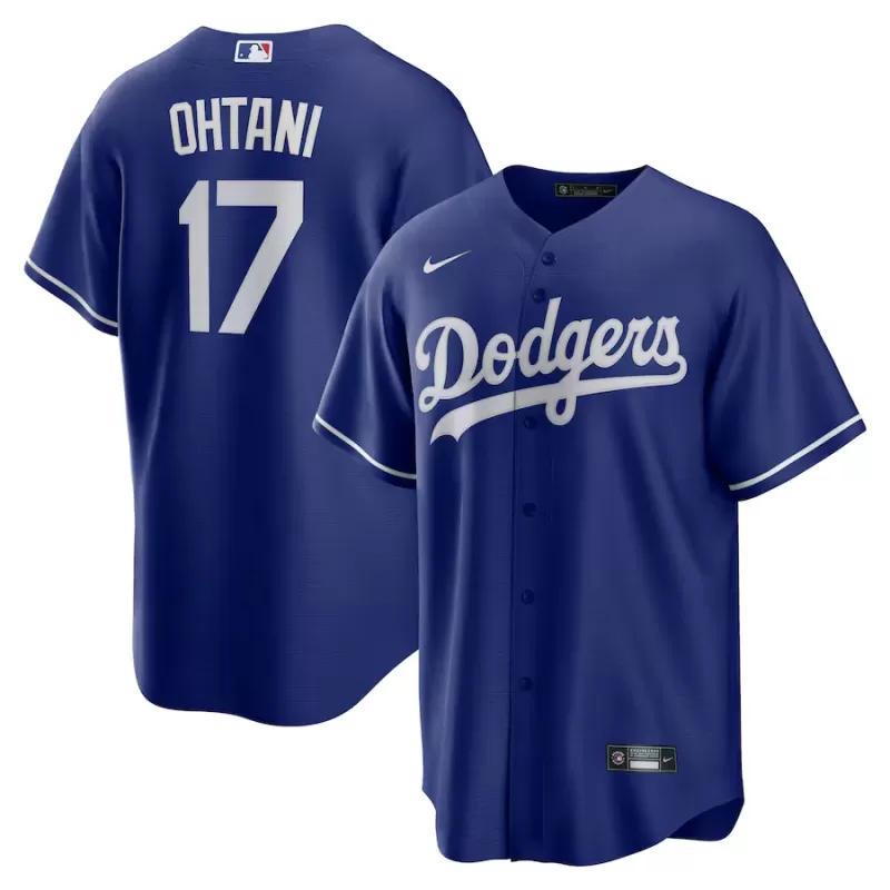 Men's Los Angeles Dodgers Shohei Ohtani Nike Royal Alternate 2 Replica Jersey Men's Los Angeles Dodgers Shohei Ohtani Nike Royal Alternate 2 Replica Jersey
