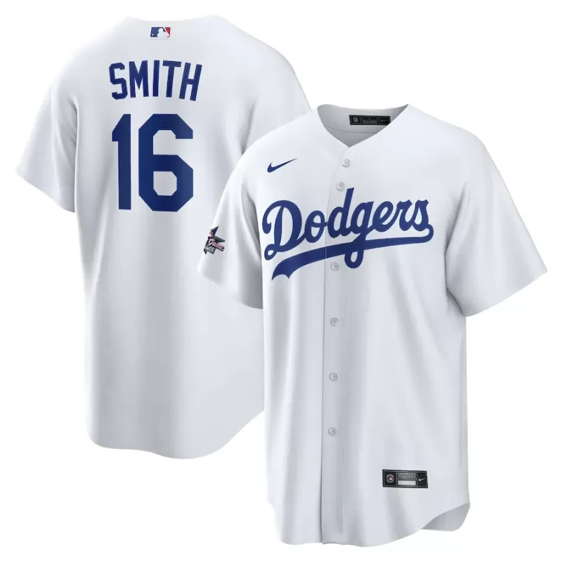 Men's Los Angeles Dodgers Will Smith Nike White 2025 MLB All-Star Game Home Replica Player Jersey Men's Los Angeles Dodgers Will Smith Nike White 2025 MLB All-Star Game Home Replica Player Jersey