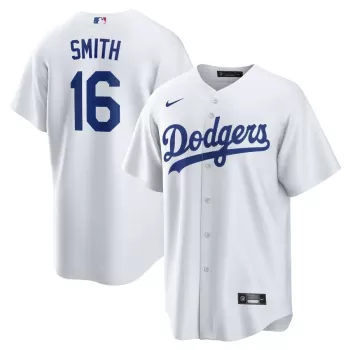 Men's Los Angeles Dodgers Will Smith Nike White Home Official Replica Player Jersey Men's Los Angeles Dodgers Will Smith Nike White Home Official Replica Player Jersey
