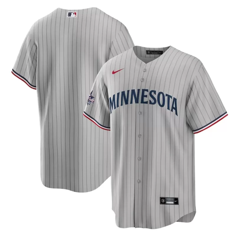 Men's Minnesota Twins Nike Gray 2025 MLB All-Star Game Away Replica Jersey Men's Minnesota Twins Nike Gray 2025 MLB All-Star Game Away Replica Jersey