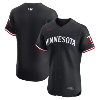 Men's Minnesota Twins Nike Navy Alternate Vapor Premier Elite Patch Jersey