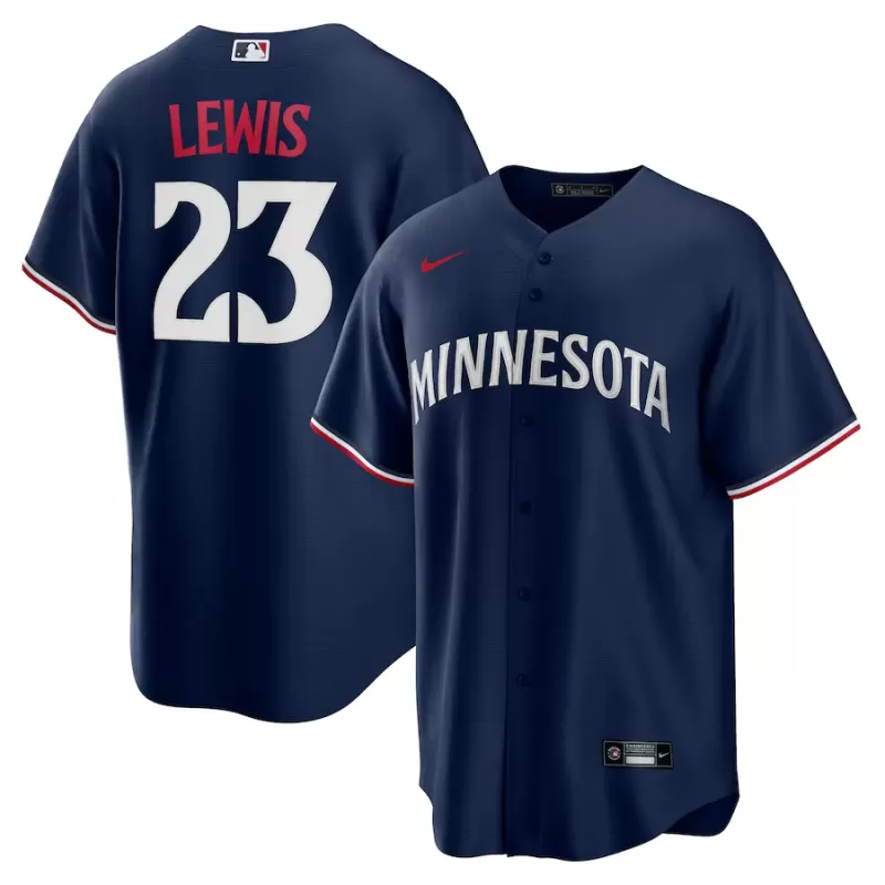 Men's Minnesota Twins Royce Lewis Nike Navy Alternate 2 Replica Jersey Men's Minnesota Twins Royce Lewis Nike Navy Alternate 2 Replica Jersey