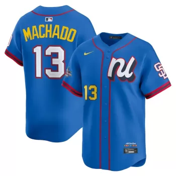 Men's National League Manny Machado Nike Blue 2025 All-Star Edition Limited Player Jersey Men's National League Manny Machado Nike Blue 2025 All-Star Edition Limited Player Jersey