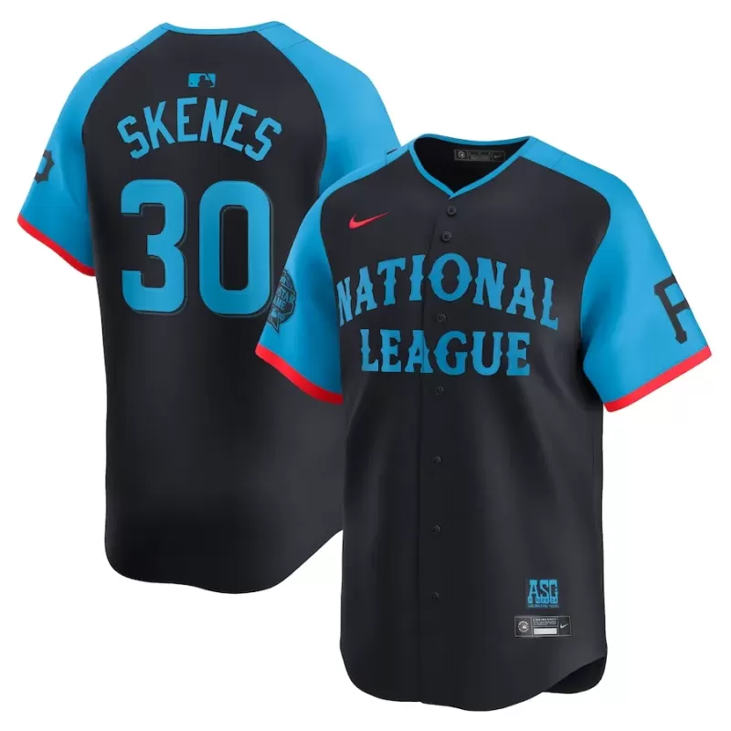 Men's National League Paul Skenes Nike Navy 2024 MLB All-Star Game Limited Player Jersey Men's National League Paul Skenes Nike Navy 2024 MLB All-Star Game Limited Player Jersey