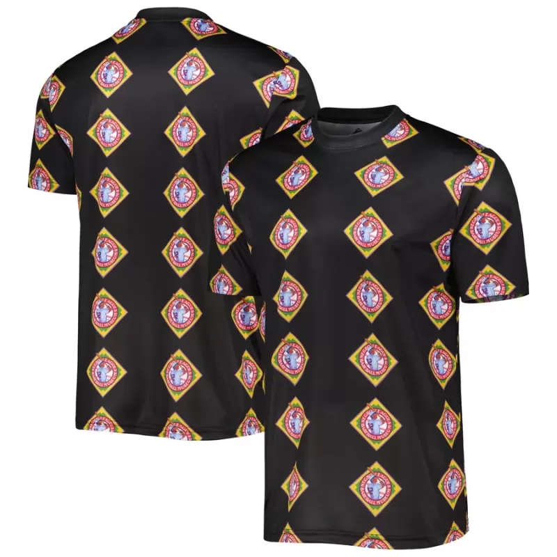 Men's Negro League Baseball Stitches Black Sublimated Jersey