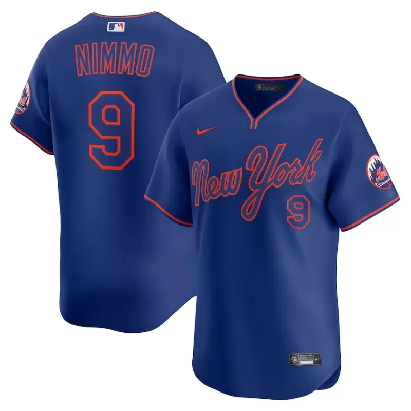 Men's New York Mets Brandon Nimmo Nike Royal Alternate Limited Player Jersey Men's New York Mets Brandon Nimmo Nike Royal Alternate Limited Player Jersey