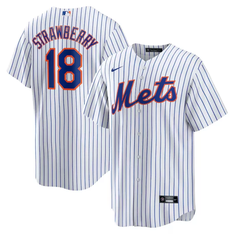 Men's New York Mets Darryl Strawberry Nike White Home Replica Retired Player Jersey Men's New York Mets Darryl Strawberry Nike White Home Replica Retired Player Jersey