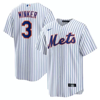 Men's New York Mets Jesse Winker Nike White Home Replica Jersey Men's New York Mets Jesse Winker Nike White Home Replica Jersey