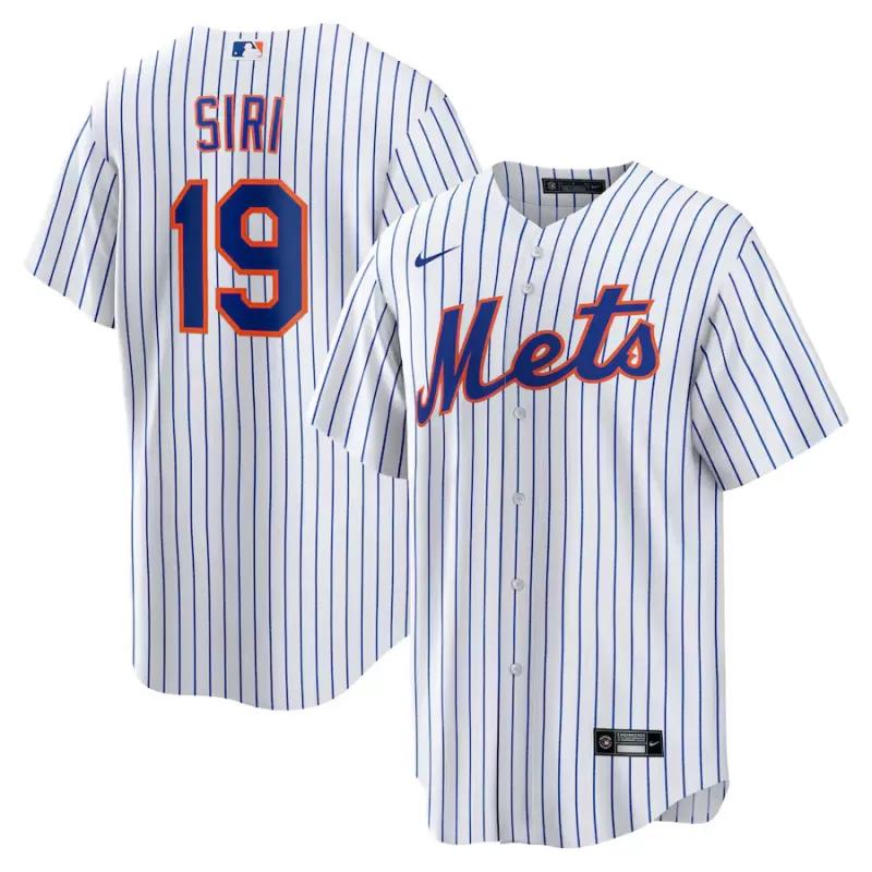 Men's New York Mets Jose Siri Nike White Home Replica Jersey Men's New York Mets Jose Siri Nike White Home Replica Jersey