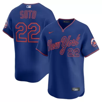 Men's New York Mets Juan Soto Nike Royal Alternate Limited Player Jersey Men's New York Mets Juan Soto Nike Royal Alternate Limited Player Jersey