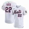 Men's New York Mets Juan Soto Nike White Home Elite Jersey Men's New York Mets Juan Soto Nike White Home Elite Jersey