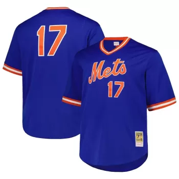 Men's New York Mets Keith Hernandez Mitchell & Ness Royal 1986 Cooperstown Collection Mesh Pullover Jersey Men's New York Mets Keith Hernandez Mitchell & Ness Royal 1986 Cooperstown Collection Mesh Pullover Jersey