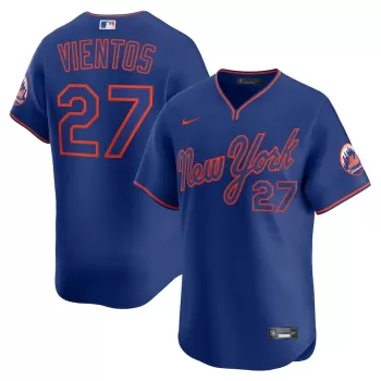 Men's New York Mets Mark Vientos Nike Royal Alternate Limited Player Jersey Men's New York Mets Mark Vientos Nike Royal Alternate Limited Player Jersey
