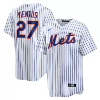 Men's New York Mets Mark Vientos Nike White Home Replica Jersey Men's New York Mets Mark Vientos Nike White Home Replica Jersey