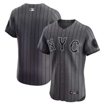Men's New York Mets Nike Gray City Connect Elite Jersey Men's New York Mets Nike Gray City Connect Elite Jersey