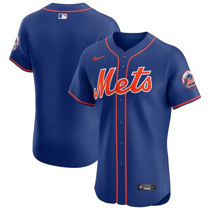 Men's New York Mets Nike Royal Alternate Vapor Premier Elite Patch Jersey Men's New York Mets Nike Royal Alternate Vapor Premier Elite Patch Jersey