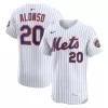 Men's New York Mets Pete Alonso Nike White Home Elite Player Jersey Men's New York Mets Pete Alonso Nike White Home Elite Player Jersey