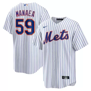 Men's New York Mets Sean Manaea Nike White Home Replica Jersey Men's New York Mets Sean Manaea Nike White Home Replica Jersey