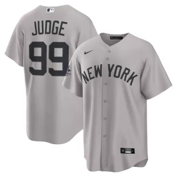 Men's New York Yankees Aaron Judge Nike Gray 2025 MLB All-Star Game Road Limited Player Jersey Men's New York Yankees Aaron Judge Nike Gray 2025 MLB All-Star Game Road Limited Player Jersey