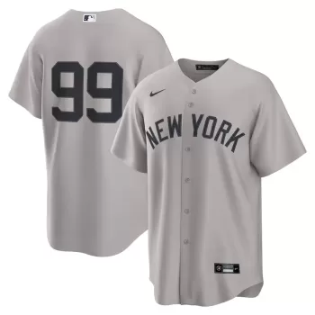 Men's New York Yankees Aaron Judge Nike Gray Alternate Replica 2.0 Player Jersey Men's New York Yankees Aaron Judge Nike Gray Alternate Replica 2.0 Player Jersey