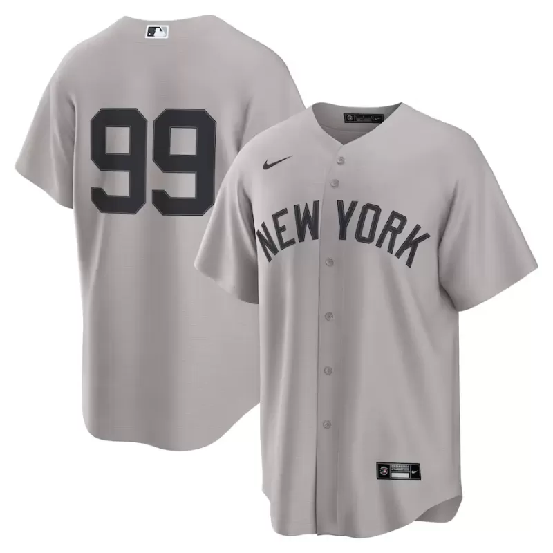 Men's New York Yankees Aaron Judge Nike Gray Alternate Replica 2.0 Player Jersey Men's New York Yankees Aaron Judge Nike Gray Alternate Replica 2.0 Player Jersey