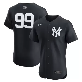 Men's New York Yankees Aaron Judge Nike Navy Alternate 2 Elite Jersey