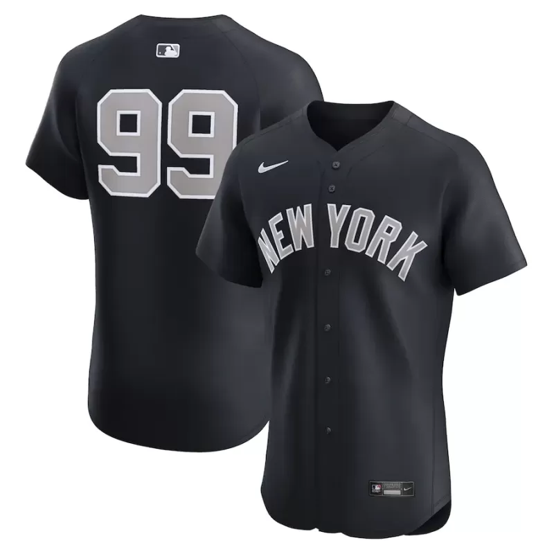 Men's New York Yankees Aaron Judge Nike Navy Alternate Elite Jersey Men's New York Yankees Aaron Judge Nike Navy Alternate Elite Jersey