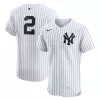 Men's New York Yankees Derek Jeter Nike White Home Elite Player Jersey