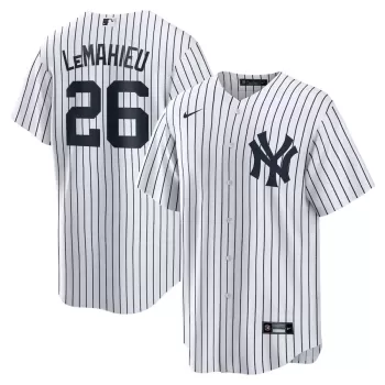 Men's New York Yankees DJ LeMahieu Nike White Home Replica Jersey Men's New York Yankees DJ LeMahieu Nike White Home Replica Jersey