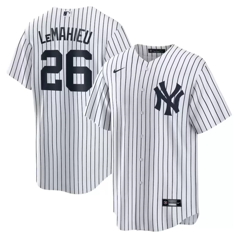Men's New York Yankees DJ LeMahieu Nike White Home Replica Jersey Men's New York Yankees DJ LeMahieu Nike White Home Replica Jersey