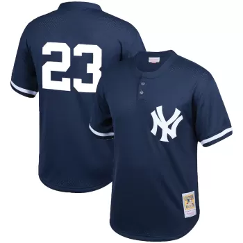 Men's New York Yankees Don Mattingly Mitchell & Ness Navy Cooperstown Collection Big & Tall Mesh Batting Practice Jersey Men's New York Yankees Don Mattingly Mitchell & Ness Navy Cooperstown Collection Big & Tall Mesh Batting Practice Jersey
