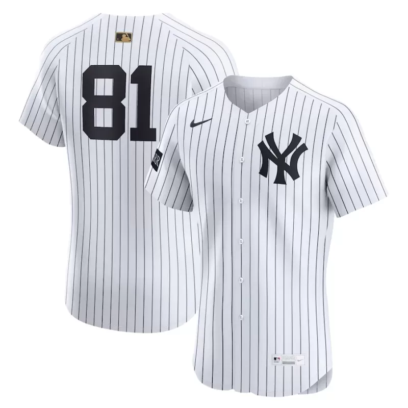 Men's New York Yankees Luis Gil Nike White Home Sponsor Patch MLB Awards Gold Batterman Elite Jersey Men's New York Yankees Luis Gil Nike White Home Sponsor Patch MLB Awards Gold Batterman Elite Jersey