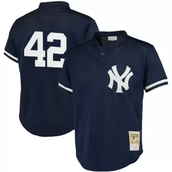 Men's New York Yankees Mariano Rivera Mitchell & Ness Navy Cooperstown Collection Big & Tall Mesh Batting Practice Jersey Men's New York Yankees Mariano Rivera Mitchell & Ness Navy Cooperstown Collection Big & Tall Mesh Batting Practice Jersey