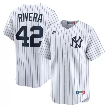 Men's New York Yankees Mariano Rivera Nike White Throwback Cooperstown Collection Limited Jersey Men's New York Yankees Mariano Rivera Nike White Throwback Cooperstown Collection Limited Jersey