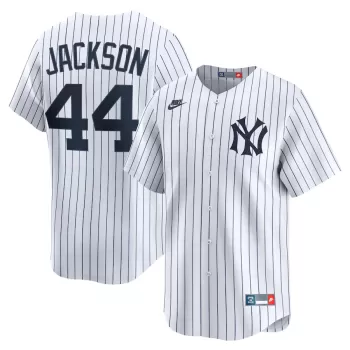 Men's New York Yankees Reggie Jackson Nike White Throwback Cooperstown Collection Limited Jersey Men's New York Yankees Reggie Jackson Nike White Throwback Cooperstown Collection Limited Jersey