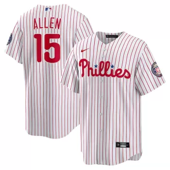 Men's Philadelphia Phillies Dick Allen Nike White 2025 Baseball Hall of Fame Name & Number Retired Replica Jersey Men's Philadelphia Phillies Dick Allen Nike White 2025 Baseball Hall of Fame Name & Number Retired Replica Jersey