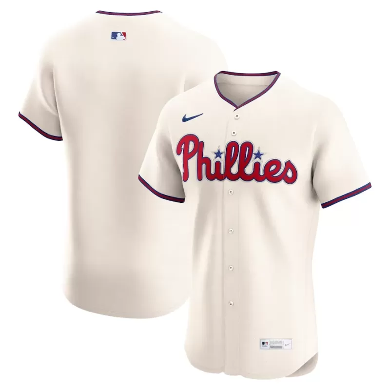 Men's Philadelphia Phillies Nike Cream Alternate 2 Elite Jersey Men's Philadelphia Phillies Nike Cream Alternate 2 Elite Jersey