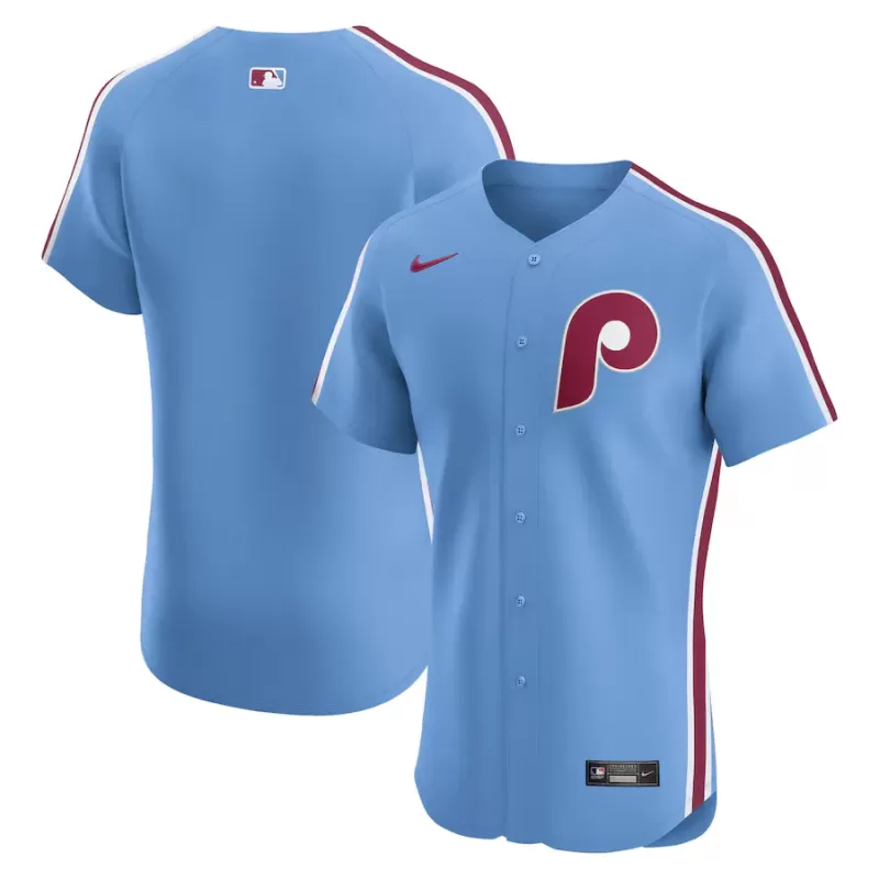 Men's Philadelphia Phillies Nike Light Blue Alternate Elite Jersey Men's Philadelphia Phillies Nike Light Blue Alternate Elite Jersey