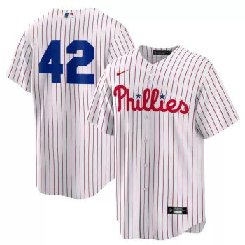 Men's Philadelphia Phillies Nike White Home 2025 Jackie Robinson Day Replica Jersey Men's Philadelphia Phillies Nike White Home 2025 Jackie Robinson Day Replica Jersey