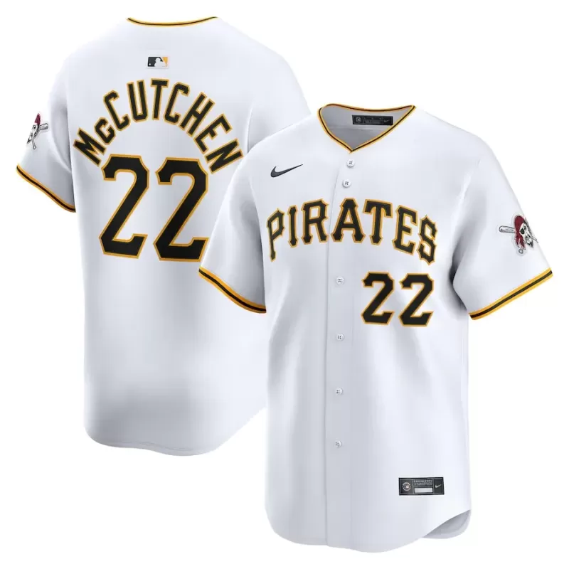 Men's Pittsburgh Pirates Andrew McCutchen Nike White Home Limited Player Jersey Men's Pittsburgh Pirates Andrew McCutchen Nike White Home Limited Player Jersey