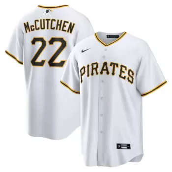 Men's Pittsburgh Pirates Andrew McCutchen Nike White Replica Player Jersey