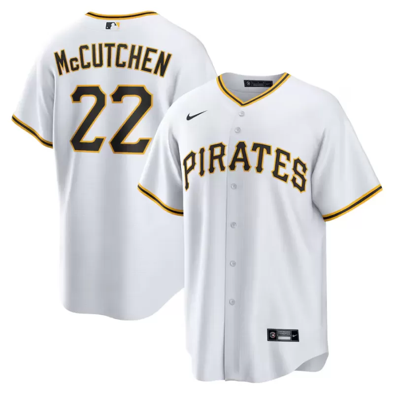 Men's Pittsburgh Pirates Andrew McCutchen Nike White Replica Player Jersey Men's Pittsburgh Pirates Andrew McCutchen Nike White Replica Player Jersey
