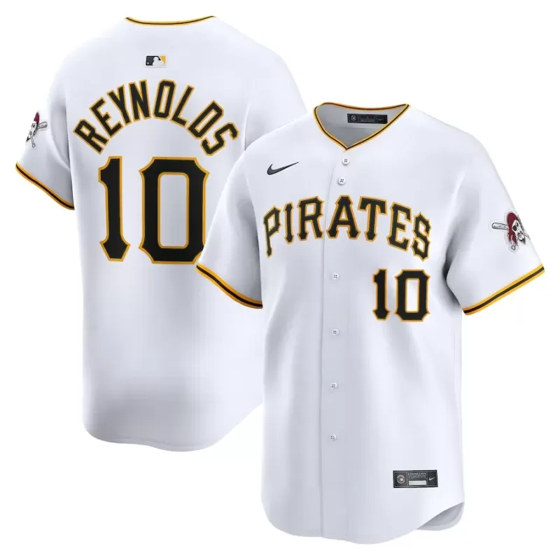 Men's Pittsburgh Pirates Bryan Reynolds Nike White Home Limited Player Jersey