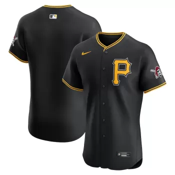 Men's Pittsburgh Pirates Nike Black Alternate Elite Jersey Men's Pittsburgh Pirates Nike Black Alternate Elite Jersey