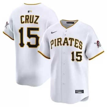Men's Pittsburgh Pirates Oneil Cruz Nike White Home Limited Player Jersey