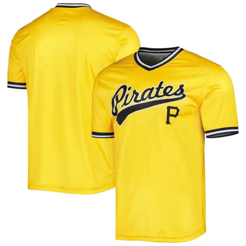 Men's Pittsburgh Pirates Stitches Gold Cooperstown Collection Team Jersey Men's Pittsburgh Pirates Stitches Gold Cooperstown Collection Team Jersey