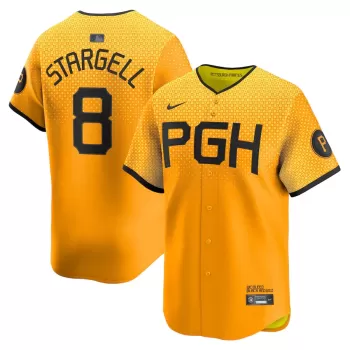Men's Pittsburgh Pirates Willie Stargell Nike Gold City Connect Limited Player Jersey Men's Pittsburgh Pirates Willie Stargell Nike Gold City Connect Limited Player Jersey
