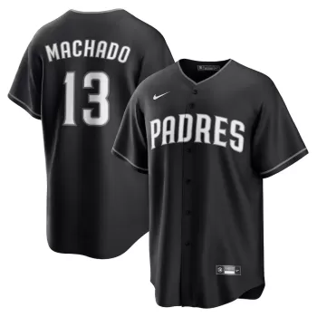 Men's San Diego Padres Manny Machado Nike Black Lights Out Replica Player Jersey Men's San Diego Padres Manny Machado Nike Black Lights Out Replica Player Jersey