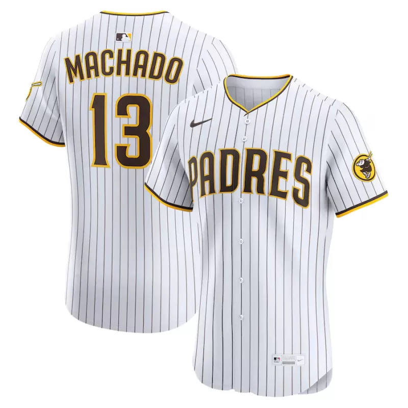 Men's San Diego Padres Manny Machado Nike White Home Elite Player Jersey Men's San Diego Padres Manny Machado Nike White Home Elite Player Jersey