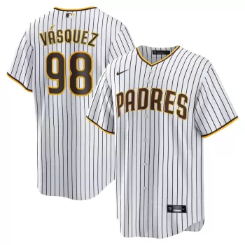 Men's San Diego Padres Randy Vasquez Nike White Home Replica Jersey Men's San Diego Padres Randy Vasquez Nike White Home Replica Jersey